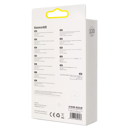 Baseus Crystal Shine cable USB to Lightning, 2.4A, 1.2m (purple)