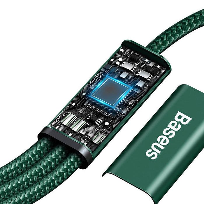 Baseus Rapid Series 3-in-1 cable USB-C For M+L+T 20W 1.5m (Green )