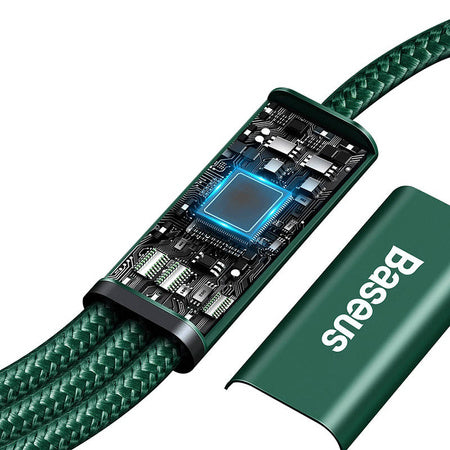 Baseus Rapid Series 3-in-1 cable USB-C For M+L+T 20W 1.5m (Green )