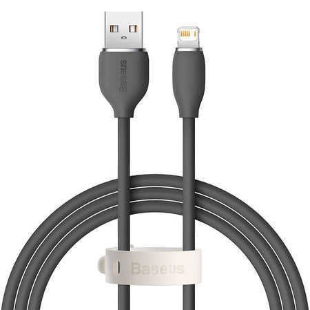 Baseus Jelly  cable USB to Lightning, 2,4A, 1,2m (black)