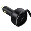 Car Charger Baseus Enjoyment with cable USB-C + Lightning 3A, 30W (Black)