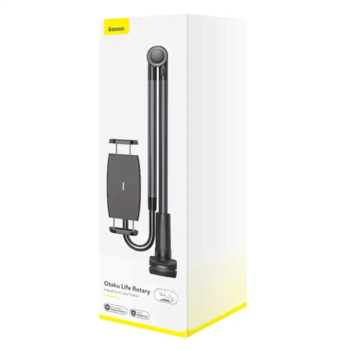 Phone / tablet rotary clip holder Baseus Otaku Life Rotary Pro (gray)