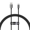 Cable USB do USB-C Baseus Superior100W 1m (black)