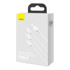 Quick Charge USB to M+L+C  Baseus Superior Data 3.5A 1m (White)