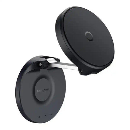 Magnetic Desktop Phone Stand Baseus MagPro self-adhesive (black)