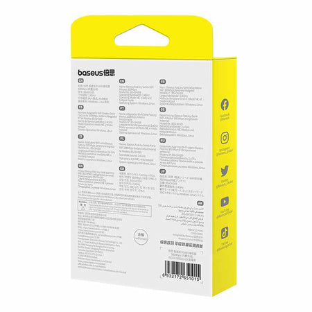 Adapter WiFi Baseus FastJoy 300Mbps (black)