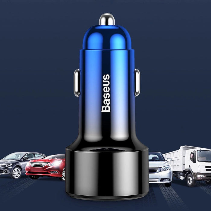Baseus Magic Series Dual QC - Quick Charge 3.0 2x USB 45W 6A car charger black (CCMLC20A-01)