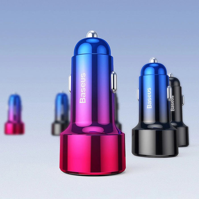 Baseus Magic Series Dual QC - Quick Charge 3.0 2x USB 45W 6A car charger black (CCMLC20A-01)