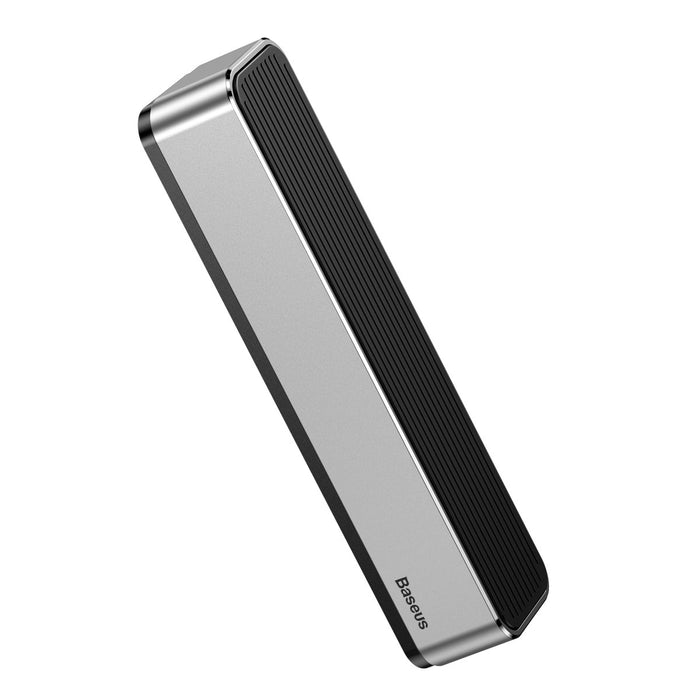 Baseus Moonlight Box Series silver parking number plate with telephone number