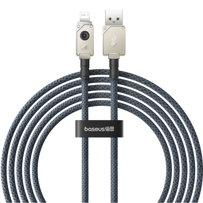 Baseus Unbreakable USB A to iP cable 2 m 5V-2.4A White