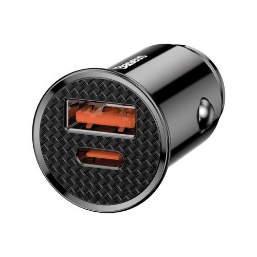 Car Charger Baseus Circular PD QC4.0+ 5A 30W (czarna)