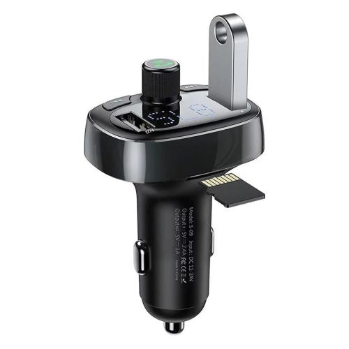 Transmitter FM Baseus T-typed S-09 Bluetooth (black)