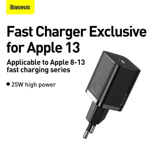 Baseus Super Si Quick Charger 1C 25W (black)