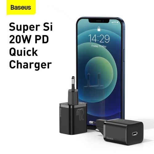 Baseus Super Si Quick Charger 1C 20W (black)