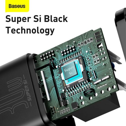 Baseus Super Si Quick Charger 1C 30W (black)