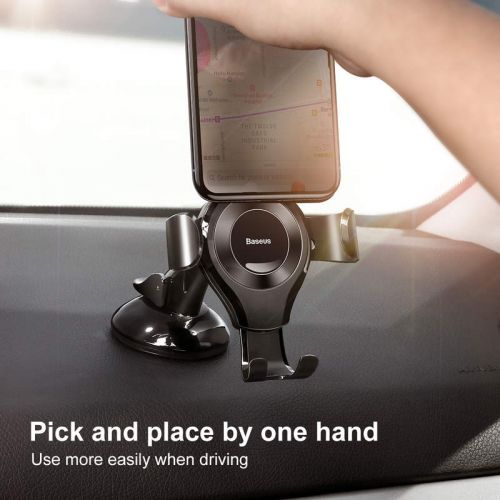 Baseus Osculum gravitational phone holder (black)