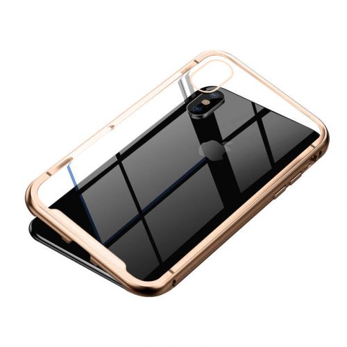 Baseus iPhone Xs case Magnetite hardware Gold (WIAPIPH58-CS0V)