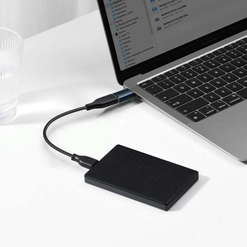 Baseus Ingenuity USB-C to USB-A adapter OTG (blue)
