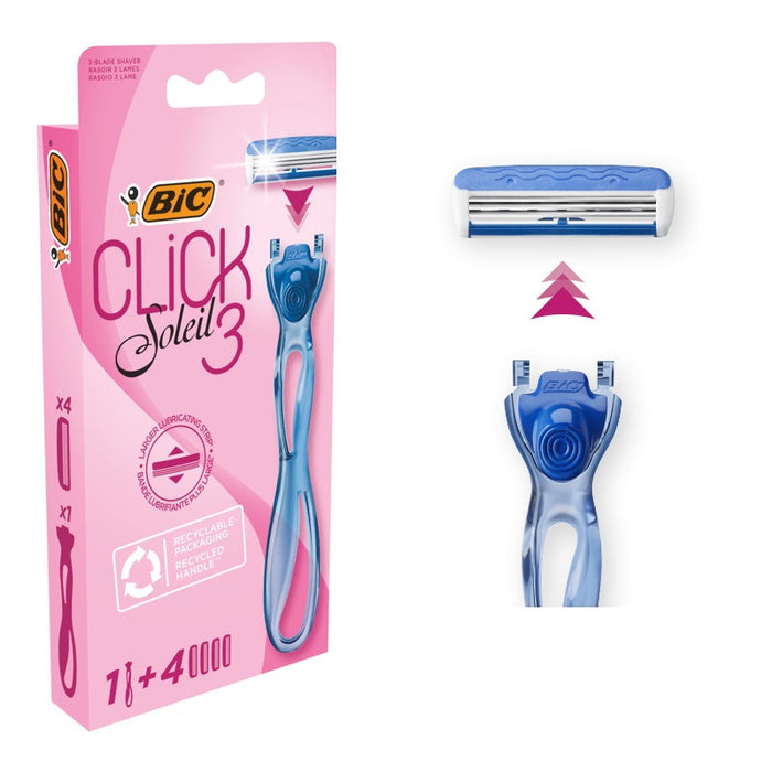 SYSTEM BIC CLICK SOLEIL3 BL1+4 BIC BLADES