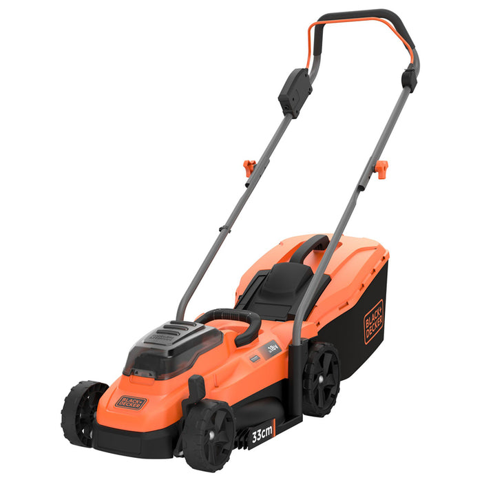 BATTERY MOWER BLACK&DECKER BCMW3318L2-QW 18 V, MOWING WIDTH 33.00 cm, NUMBER OF BATTERIES 2, 2.50 Ah