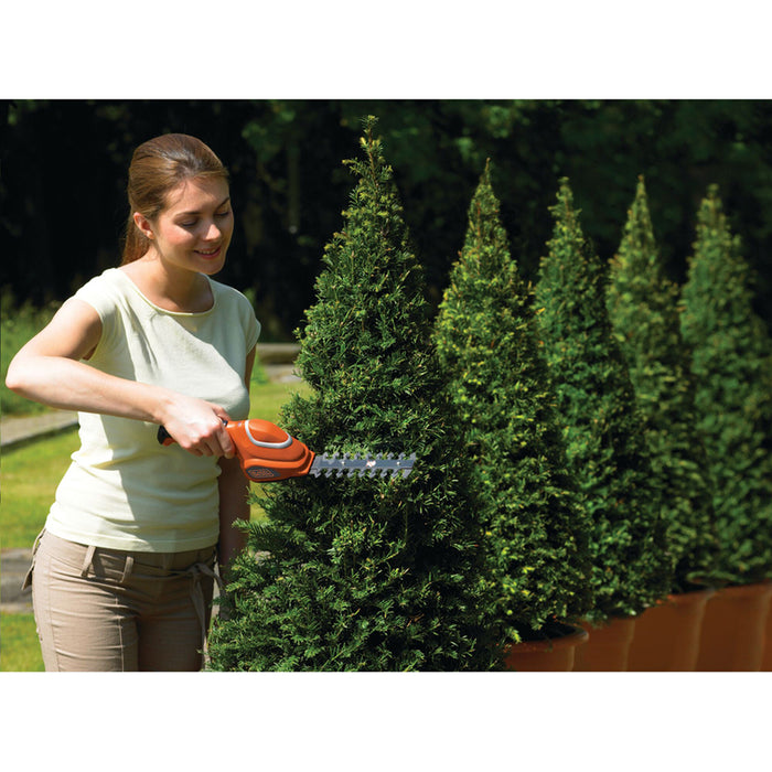 BATTERY SHEAR BLACK&DECKER GSL700-QW 7 V, 1.20 Ah, WORKING WIDTH WITH SHRUB BLADE 150 mm, WORKING WIDTH WITH GRASS BLADE 100 mm