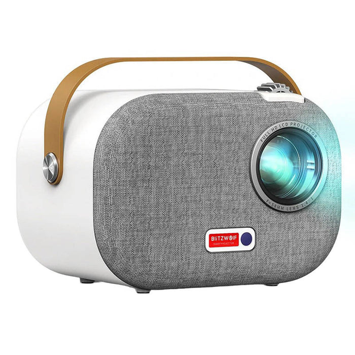 Mini Projector Blitzwolf BW-V2 LED 1080P Full HD WiFi Bluetooth Android (white)
