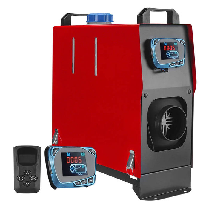 Parking heater Blitzwolf BW-AH-V2-BT, 5kw, 12V, app-controlled with standard banana interface + controller with display + Bluetooth