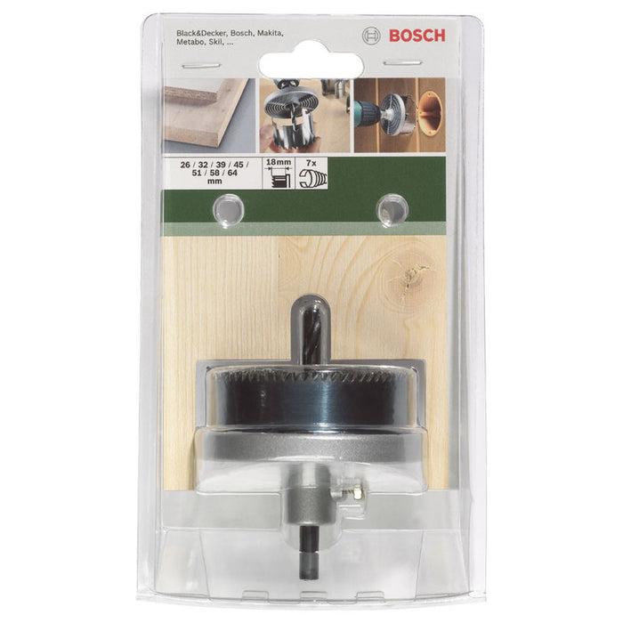 BORKORONI SET 7 PCS. 26-64 MM BOSCH