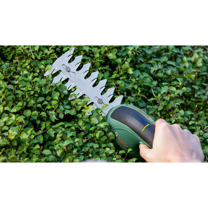 BATTERY GRASS AND SHRUB SHEARS BOSCH EASYSHEAR 3.6 V, 1.50 Ah, WORKING WIDTH WITH SHRUB BLADE 120 mm, WORKING WIDTH WITH GRASS BLADE 80 mm