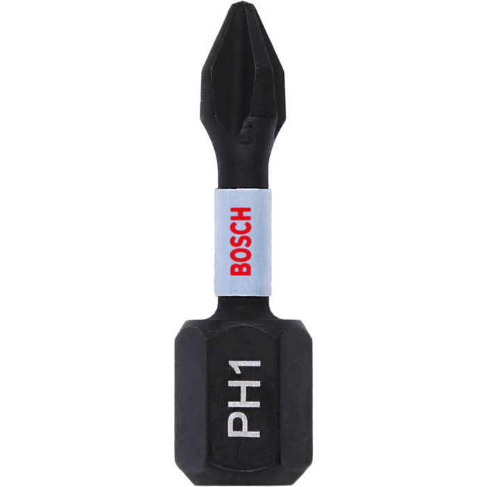 IMPACT BITS PH1 2 NUMBERS 25 MM BOSCH IMPACT CONTROL