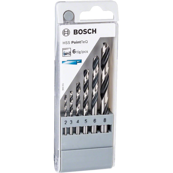 BOSCH HSS POINTTEQ METAL DRILL SET 6 PIECES