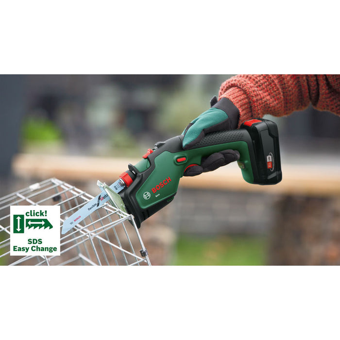 BATTERY GARDEN SAW BOSCH KEO 18 V, WITHOUT BATTERY AND CHARGER