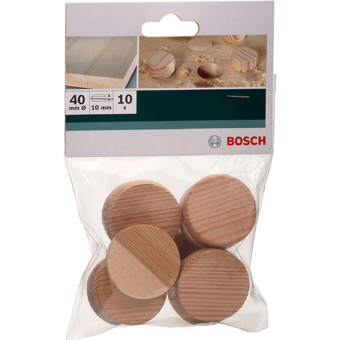 WOODEN PLUG 10 PCS. BOSCH