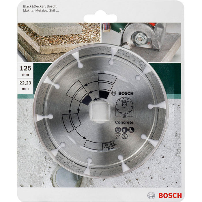 DIAMOND DISC FOR CUTTING NON-METAL BOSCH 125x22.23