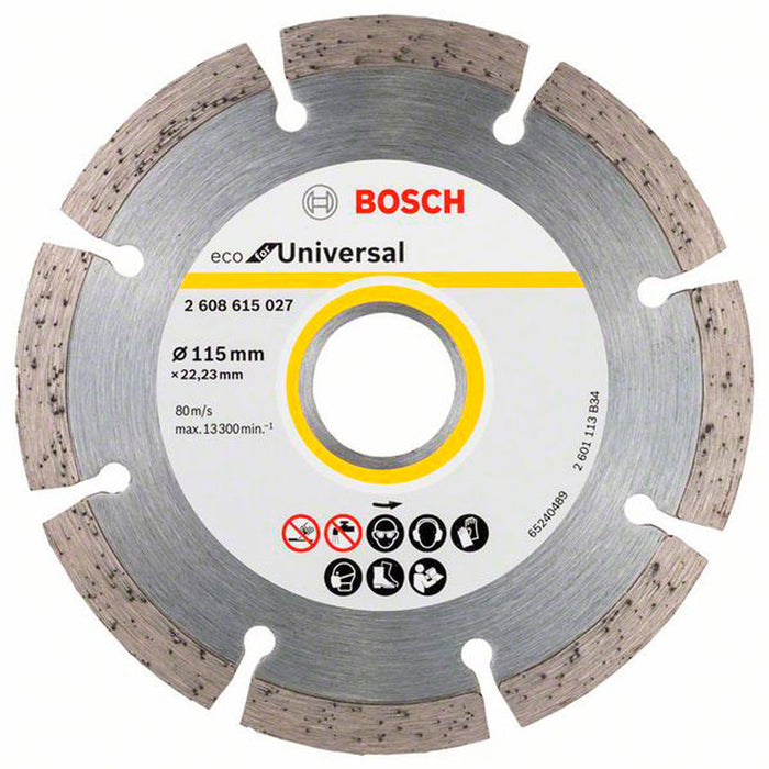 DIAMOND DISC FOR CUTTING NON-METAL BOSCH 115x22.23