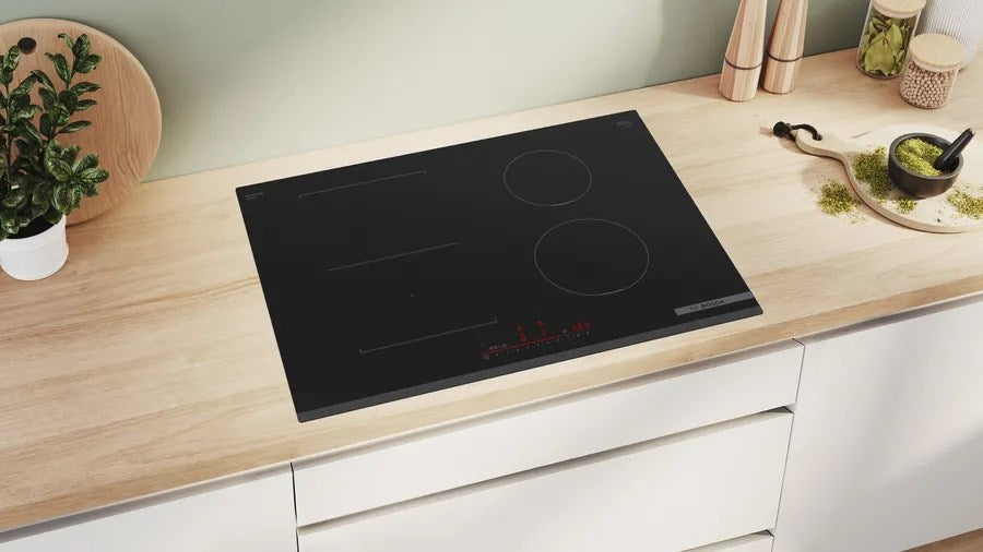 Bosch Serie 6 PVS731HB1E hob Black Built-in 70 cm Zone induction hob 4 zone(s)