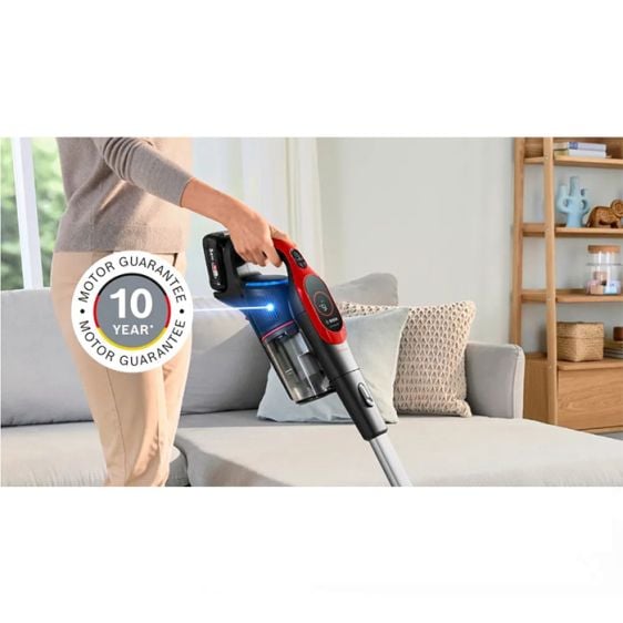 Battery vacuum cleaner BOSCH Unlimited 9 ProAnimal BBS931PET Red