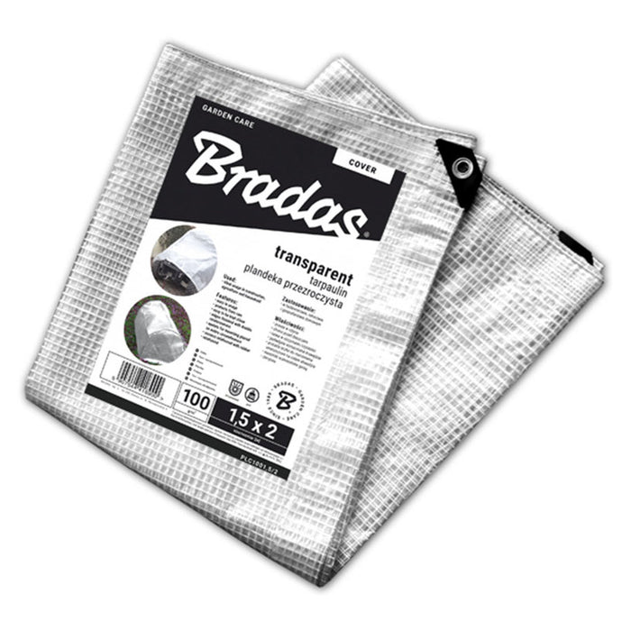 CANVAS/TARPING 3X4M TRANSPARENT BRADAS PLC1003/4