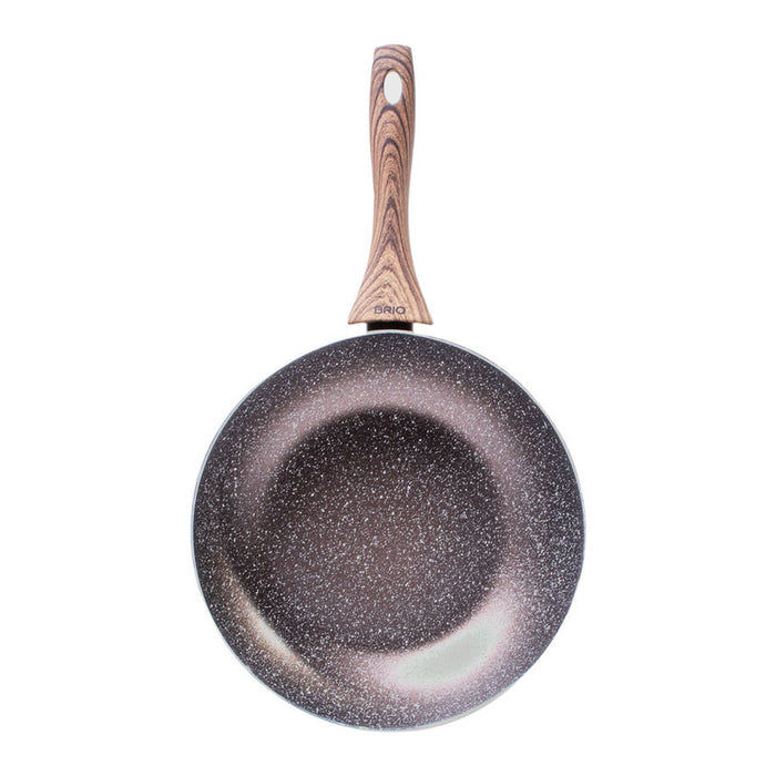 WOK PAN 28CM BRIO MOCCA MARBLE