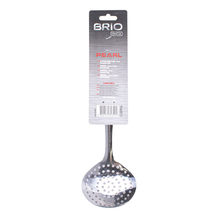 GRATE SPOON 33CM BRIO INOX PEARL