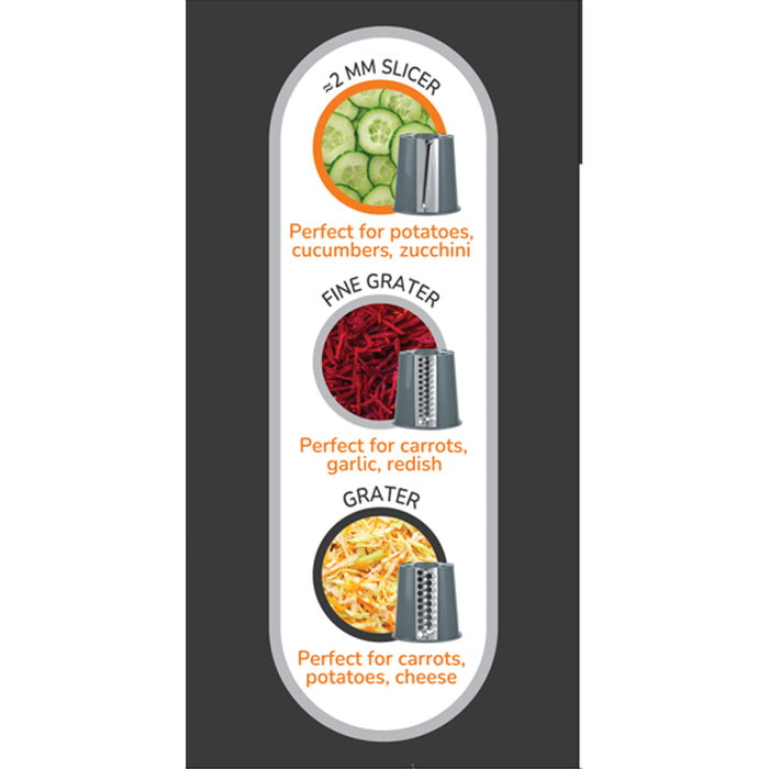 UNIVERSAL PLATER WITH 5 BRIO EASY&COZY ATTACHMENTS