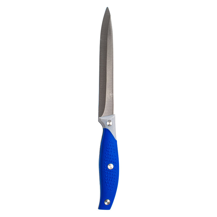 UNIVERSAL KNIFE WITH RUBBER HANDLE, 13CM BRIO