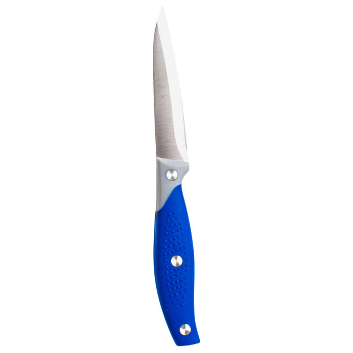 FRUIT KNIFE WITH RUBBER HANDLE, 9.5CM BRIO