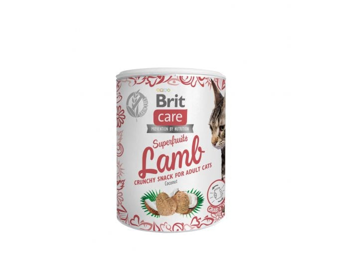BRIT Care Cat Snack Superfruits Lamb - cat treat - 100 g