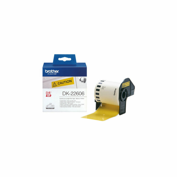 BROTHER P-Touch DK-22606 yellow continue length film 62mm x 15.24m