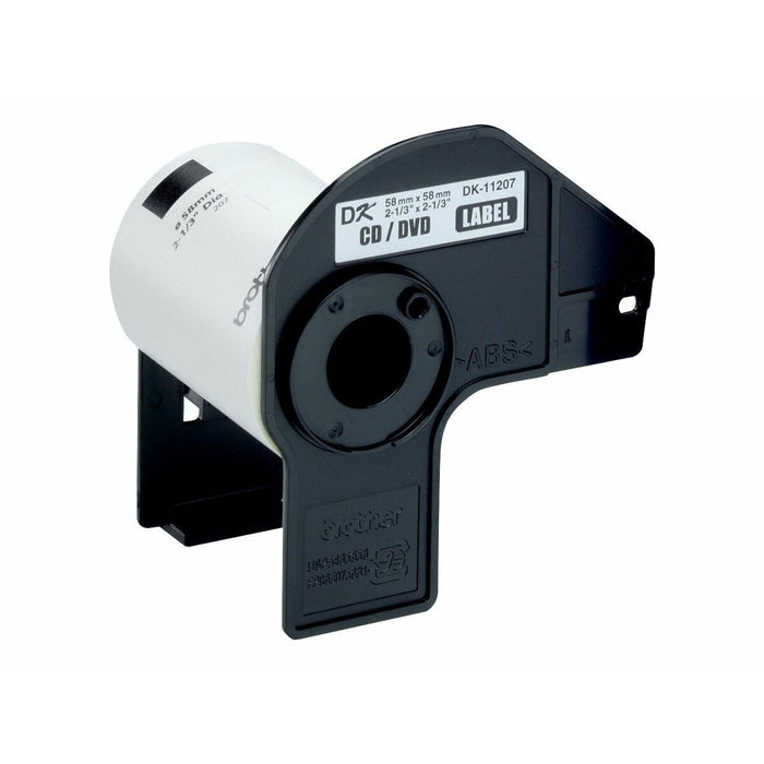 BROTHER P-Touch DK-11207 die-cut CD / DVD label film diameter 58mm 100 labels