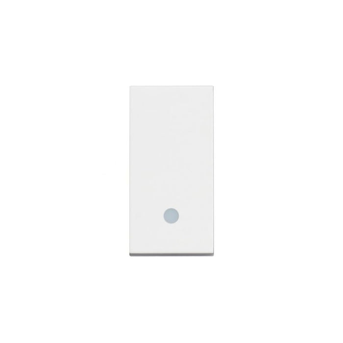 SINGLE POLE KEY 1 MODULAR with LED INDICATION RW4001L CLASSIA LEGRAND - WHITE