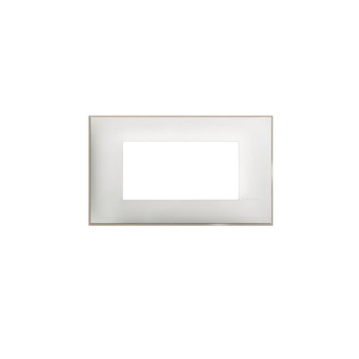 CLASSIA LEGRAND 4-MODULAR FRAME - WHITE SATIN