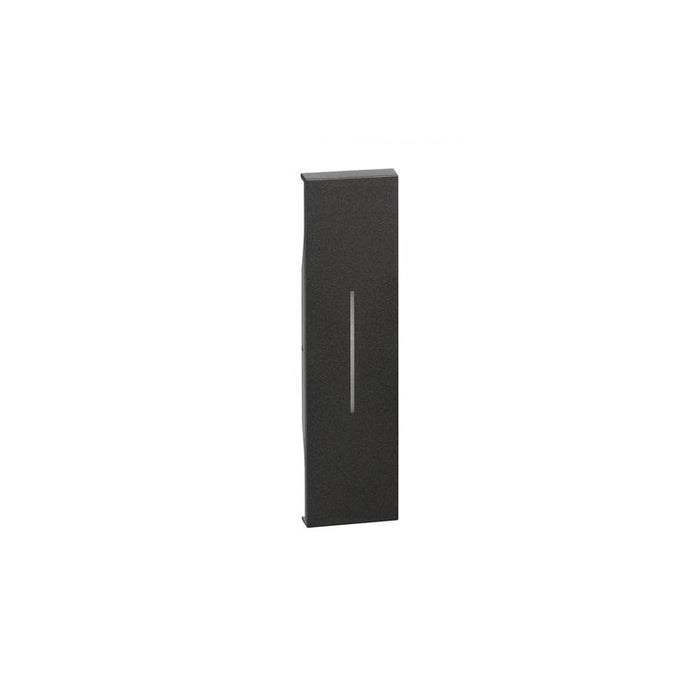 SINGLE MODULE FACE PANEL KEY LIVING NOW LEGRAND - BLACK