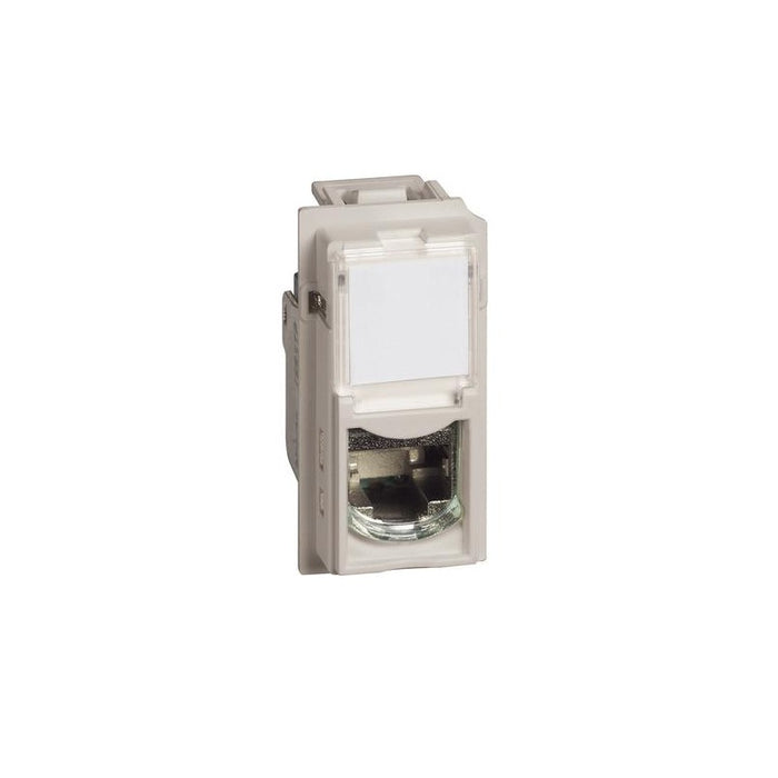SINGLE-MODULE SOCKET RJ-45 UTP CATEGORY 6 LIVING NOW LEGRAND - CREAM